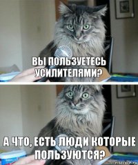 Вы пользуетесь усилителями? А что, есть люди которые пользуются?