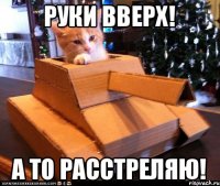 Руки вверх! А то расстреляю!