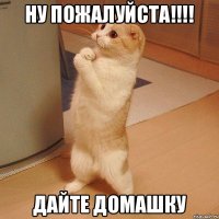 Ну пожалуйста!!!! Дайте домашку