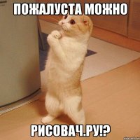 пожалуста можно рисовач.ру!?