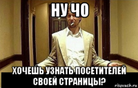 ну чо хочешь узнать посетителей своей страницы?