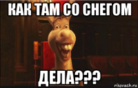 как там со снегом дела???