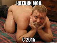 котики мои с 2015