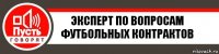 Эксперт по вопросам футбольных контрактов