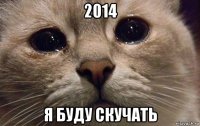 2014 я буду скучать