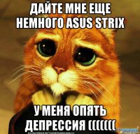 дайте мне еще немного asus strix у меня опять депрессия (((((((