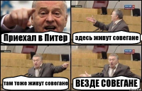 Приехал в Питер здесь живут совегане там тоже живут совегане ВЕЗДЕ СОВЕГАНЕ