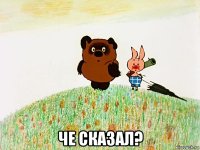  че сказал?