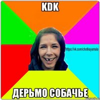 kdk дерьмо собачье