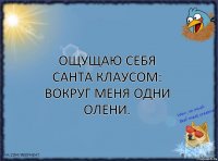 Ощущаю себя Санта Клаусом: ВОКРУГ МЕНЯ ОДНИ ОЛЕНИ.