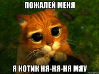 пожалей меня я котик ня-ня-ня мяу