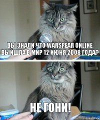 Вы знали что Warspear Online выйшла в мир 12 июня 2008 года? Не гони!