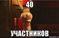 40 участников