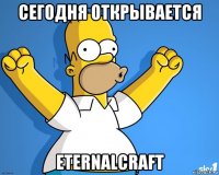 сегодня открывается eternalcraft