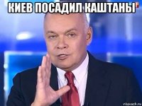 киев посадил каштаны 