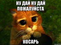 ну дай ну дай пожалуйста косарь