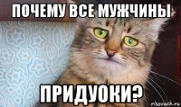 почему все мужчины придуоки?