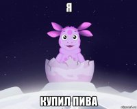 я купил пива