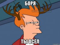 боря ты осёл