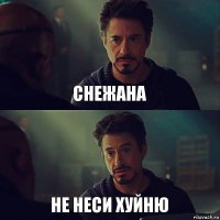 Снежана не неси хуйню