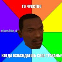 То чувство когда охлаждаешь свое траханье