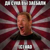 да сука вы заебали (c) vad