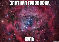 элитная туповоска хуль