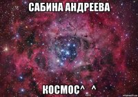 сабина андреева космос^_^