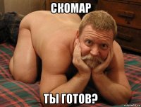 скомар ты готов?