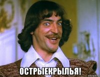  острыекрылья!