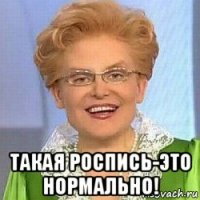  такая роспись-это нормально!