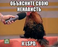 объясните свою ненависть к lspd.