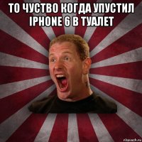 то чуство когда упустил iphone 6 в туалет 