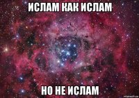 ислам как ислам но не ислам