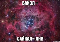 байэл + сайкал= лнв