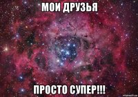 мои друзья просто супер!!!