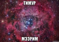 тимур мээрим