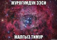 журогумдун ээси жалгыз тимур