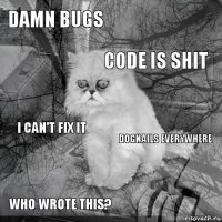 DAMN BUGS DOGNAILS EVERYWHERE CODE IS SHIT WHO WROTE THIS? I CAN'T FIX IT     