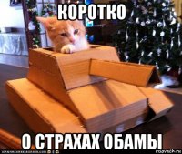 коротко о страхах обамы