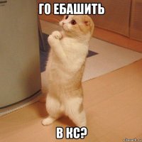 го ебашить в кс?