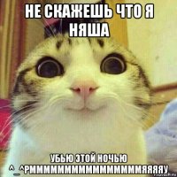 не скажешь что я няша убью этой ночью ^_^рммммммммммммммммяяяяу