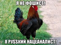 я не фошист! я руssкий нацеаналист!