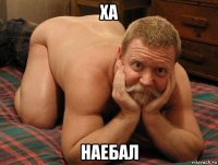 ха наебал