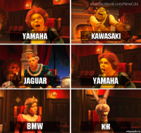 Yamaha Kawasaki Jaguar Yamaha BMW ИЖ