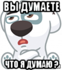 вы думаете что я думаю ?