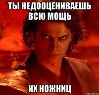 ты недооцениваешь всю мощь их ножниц