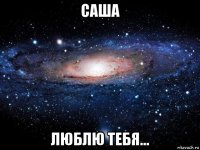 саша люблю тебя...