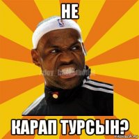 не карап турсын?