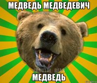 медведь медведевич медведь